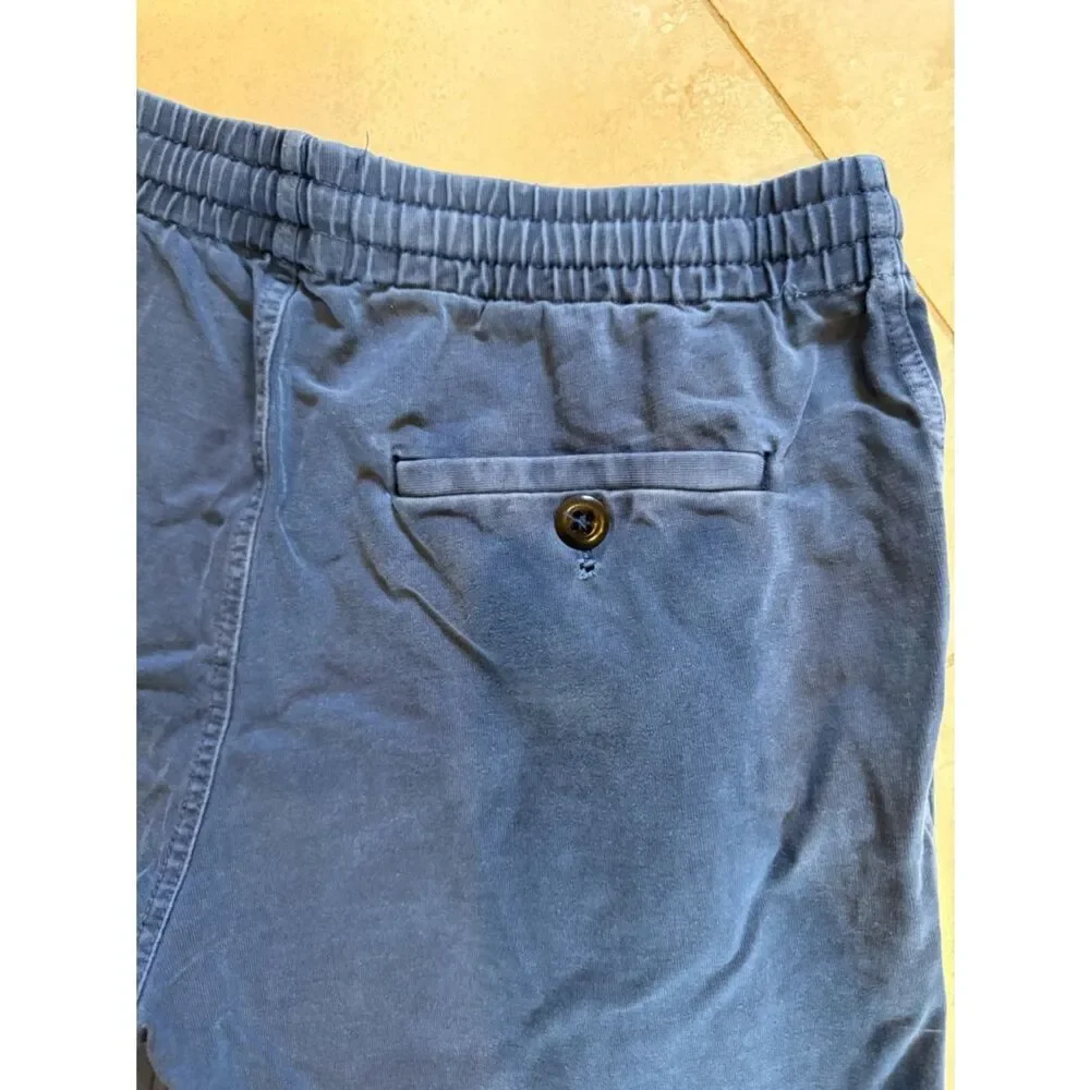 J. Crew Navy Elastic Waist Drawstring Shorts